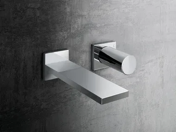 MILANO - G711B+M011A - Wall-mounted washbasin mixer by Fantini Rubinetti - view 2